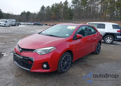 2014 Toyota Corolla S Plus from USA, damaged, VIN 2T1BURHE0EC223606